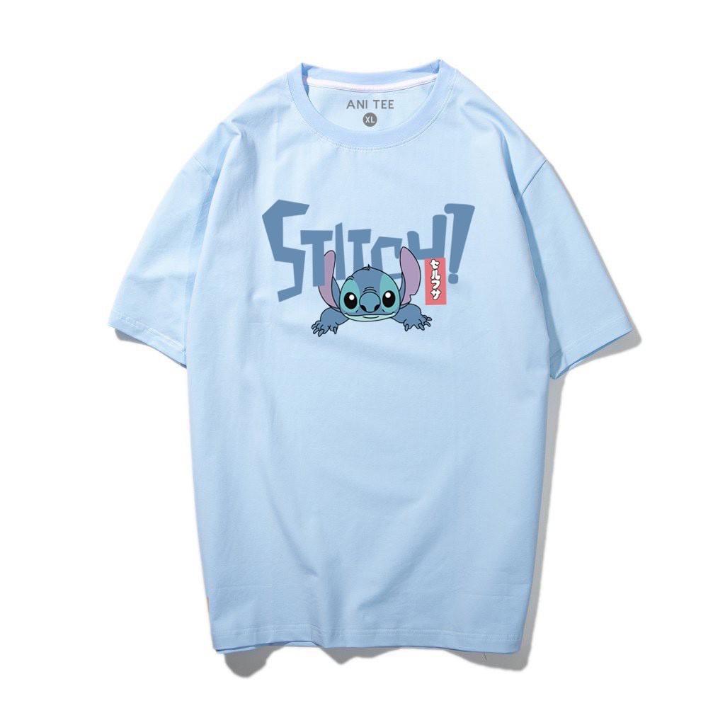 Áo Thun Unisex Tay Lỡ Form Rộng - Stitch