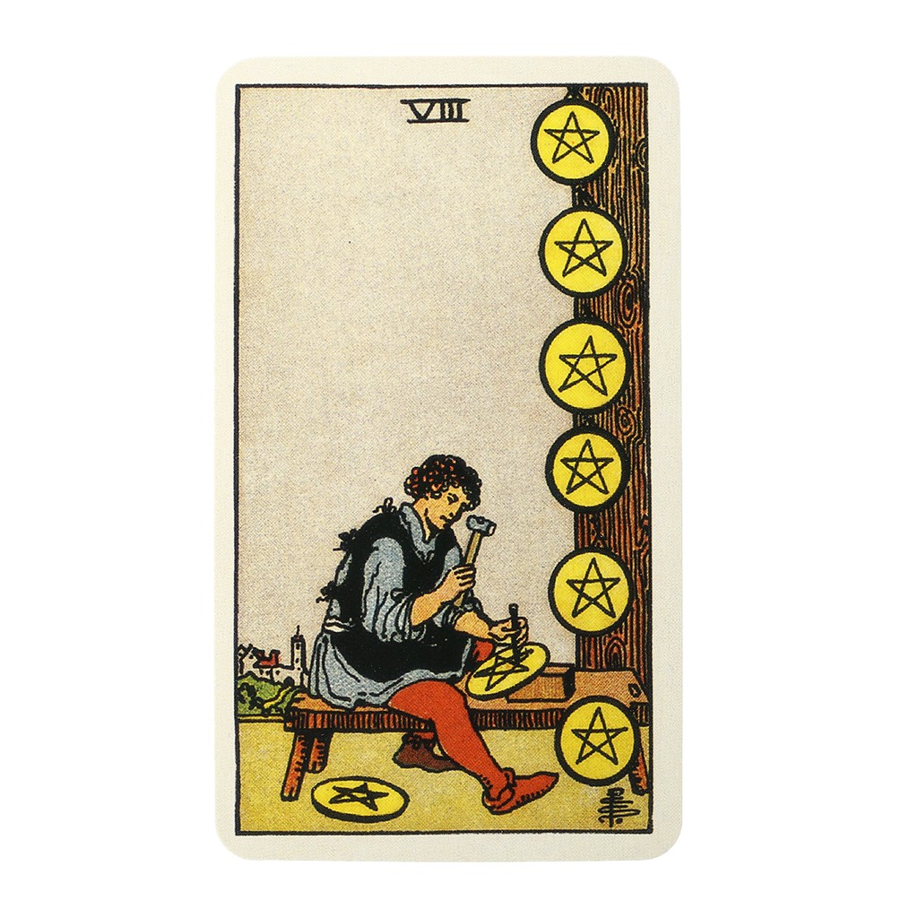 Combo Bộ Bài Tarot Bói Smith Waite Tarot Cao Cấp và Túi Nhung Đựng Tarot