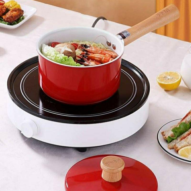 Nồi Quánh Nấu Bột Tetsu 16cm phủ men chống dính ceramic