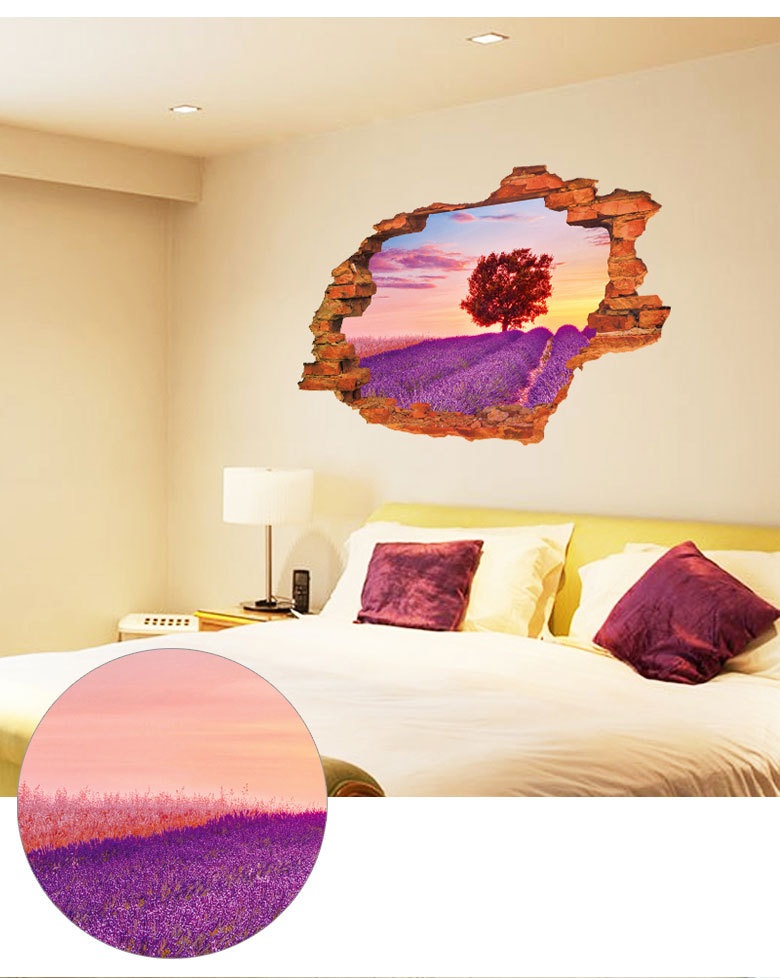 Decal dán tường 3D AmyShop