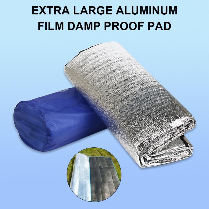 Waterproof Aluminum Foil EVA Camping Mat Foldable Sleeping Picnic Beach Mattress Outdoor Mat Pad 200*180