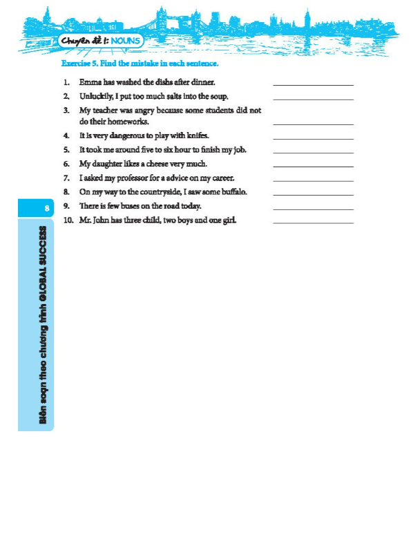 Sách - GLOBAL SUCCESS Bồi dưỡng học sinh giỏi Tiếng Anh lớp 6 ( có đáp án)