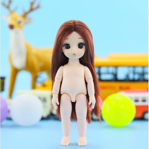 Búp bê Baboliy ob11 cao 16cm 13 khớp không kèm quần áo Adhshop