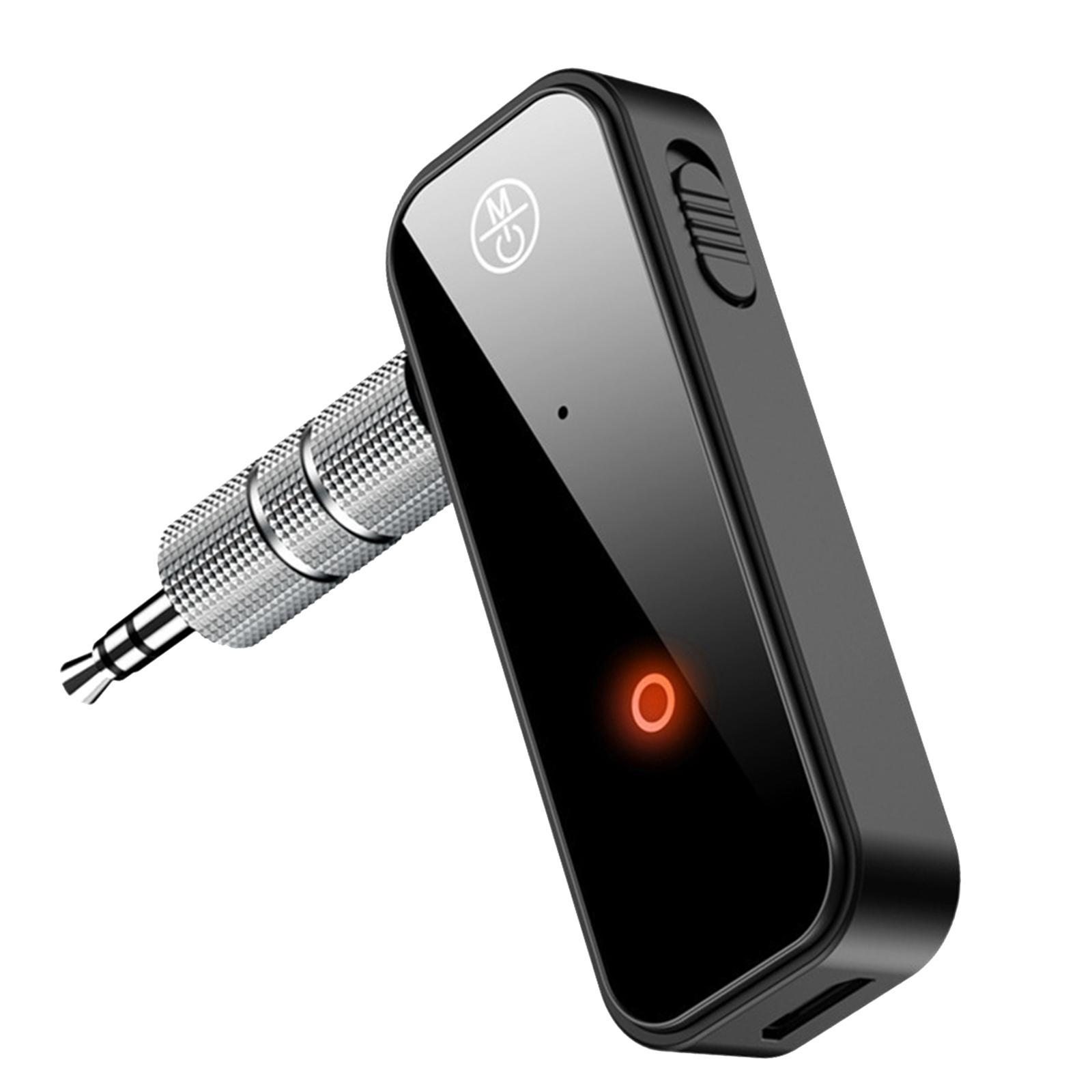 Portable Audio Bluetooth Receiver Adapter 3.5mm for TV Car PC