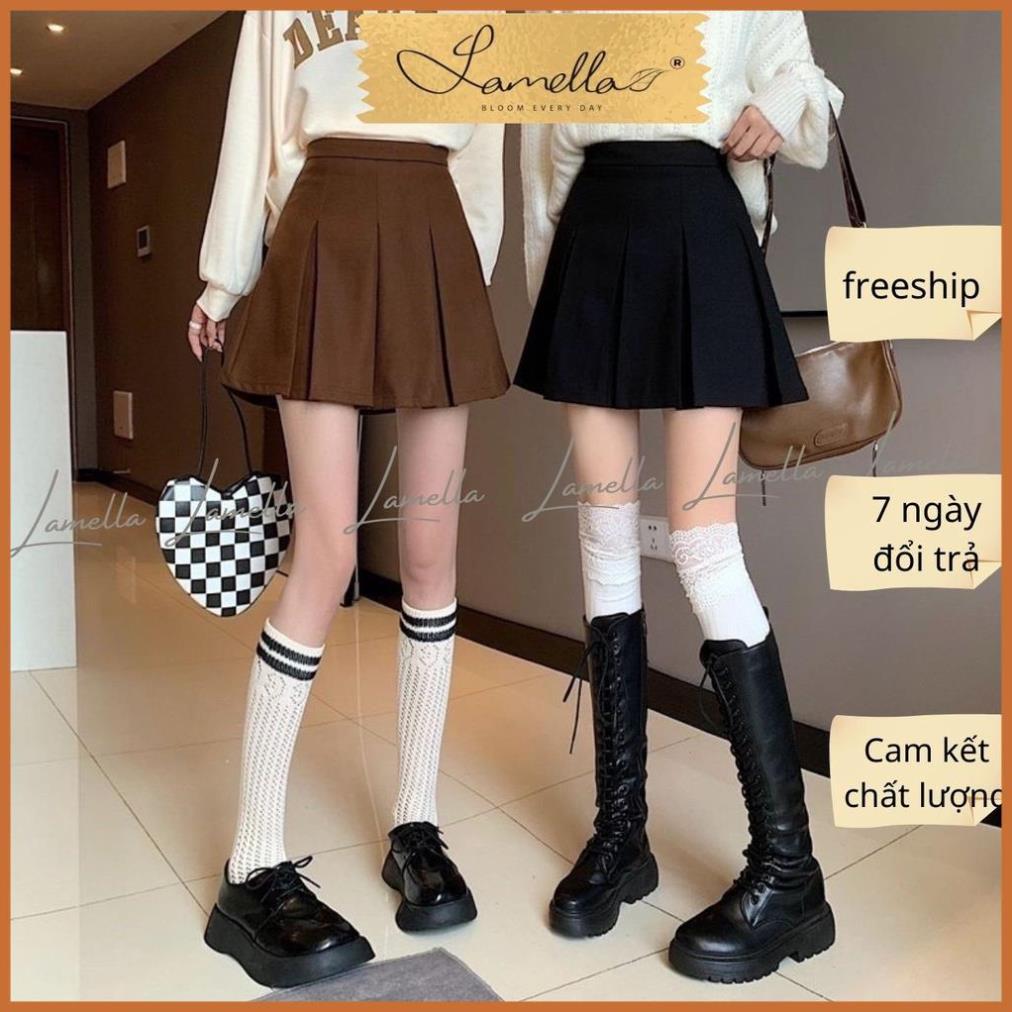 Chân váy xếp ly ngắn bigsize tennis ly to trẻ trung năng động phù hợp với nhiều outfits LAMELLA CV08