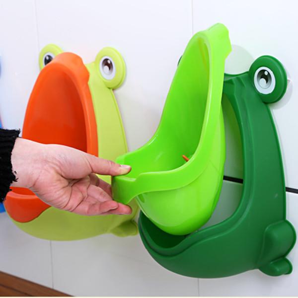 Bô vệ sinh trẻ em hình ếch đáng yêu, có thể tháo rời - Xanh lá - GDHN Loại Tốt