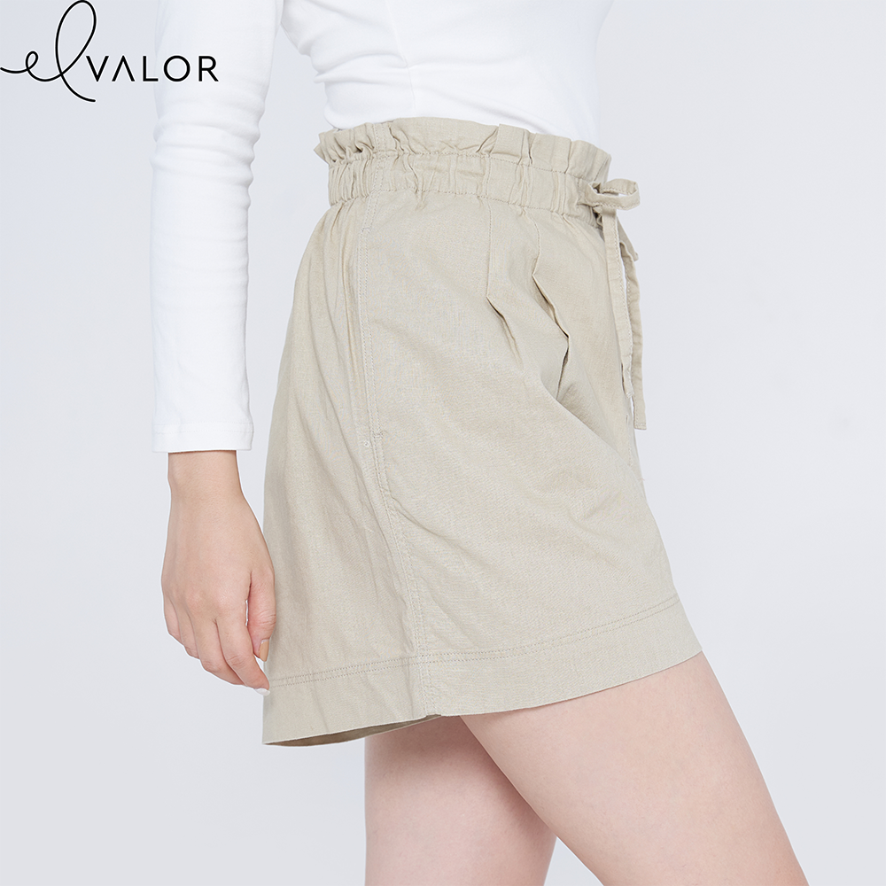 El Valor - Quần Short Linen Nữ xinh xắn đi chơi mềm mát sang năng động