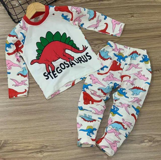 Bộ dài tay cotton 4c siêu xinh cho bé gái - Đồ bộ trẻ em