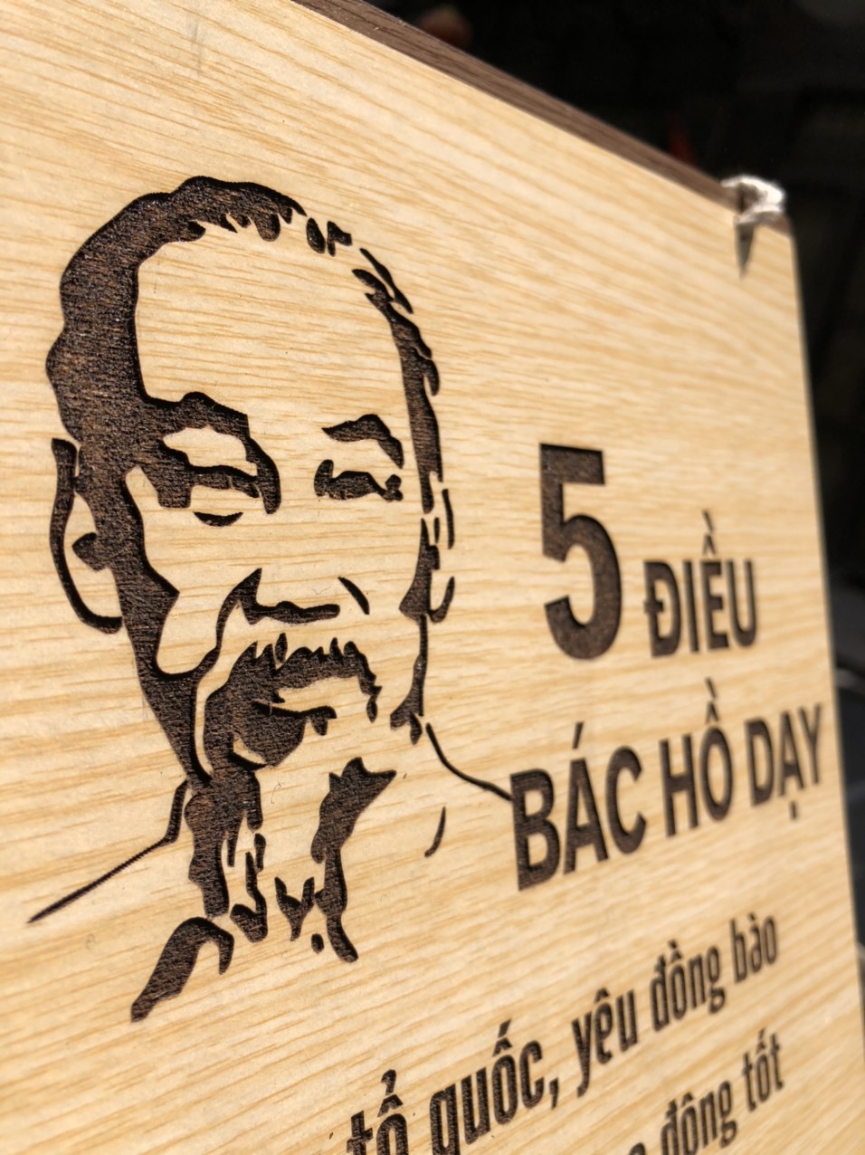 Tranh Động Lực - 5 ĐIỀU BÁC HỒ DẬY