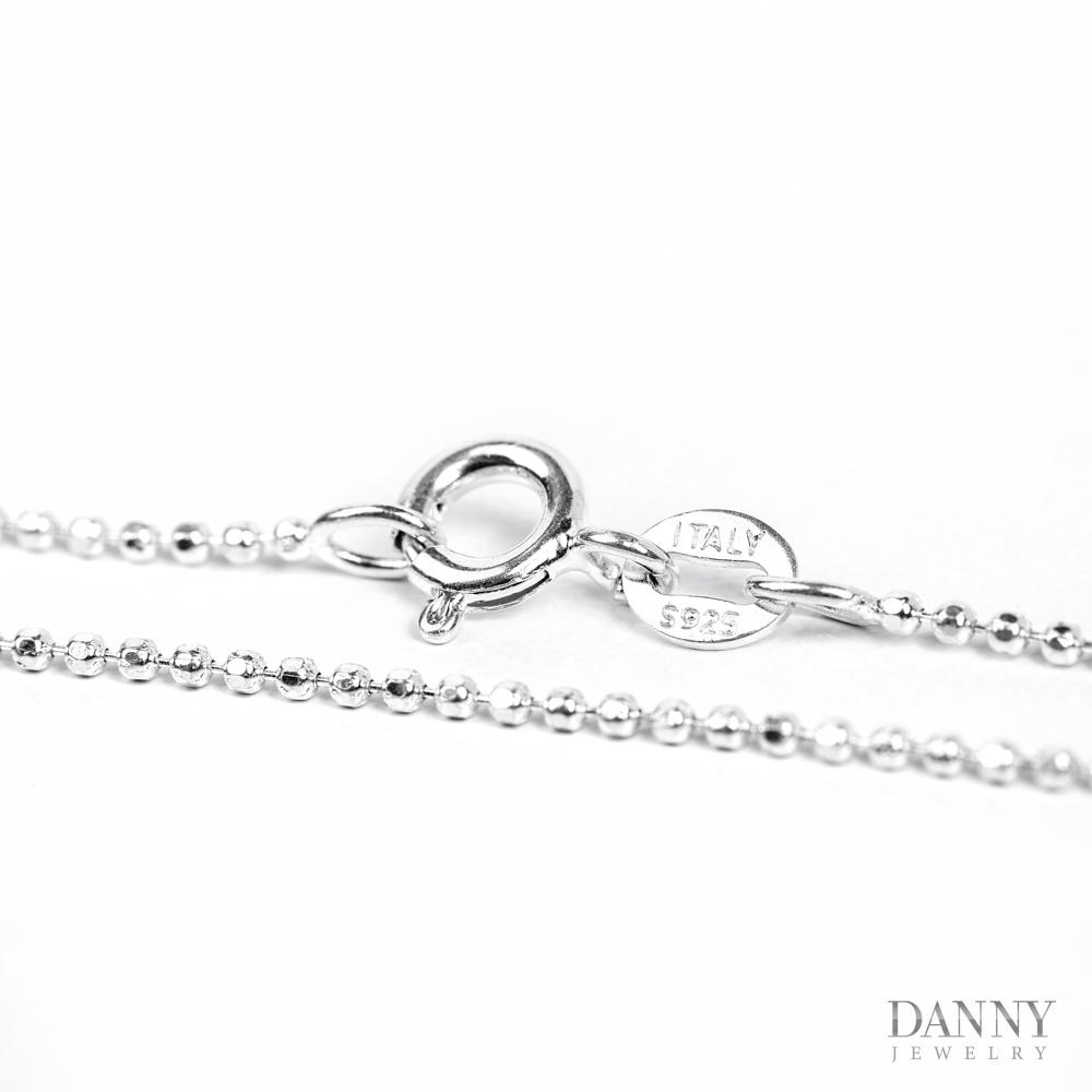 Dây Chuyền Nữ Danny Jewelry Bạc 925 Xi Bạch Kim