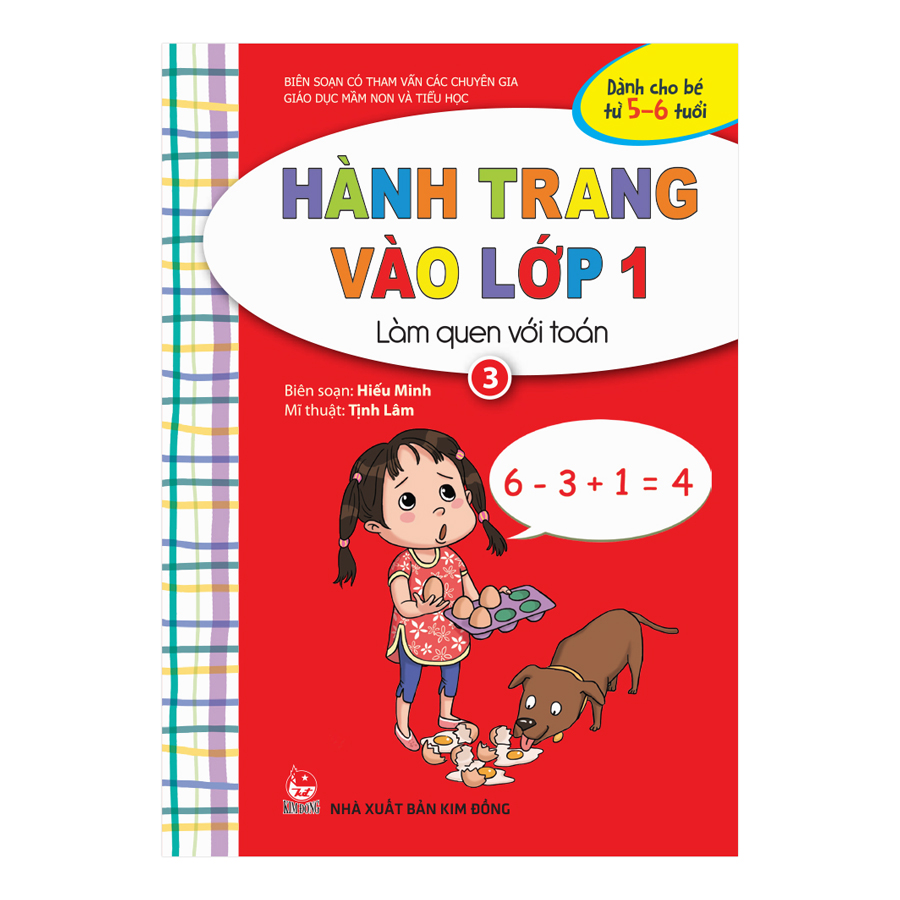 Combo Hành Trang Vào Lớp 1: Làm Quen Với Toán (3 Tập)