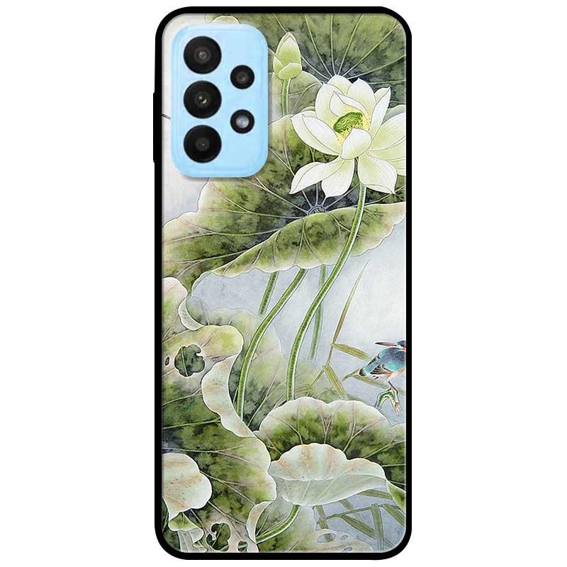 Ốp lưng dành cho Samsung A13 5G - Samsung A33 5G - Sen Trắng Chú Chim