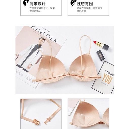 Áo Bra đúc su cài sau dây mảnh sexy 818
