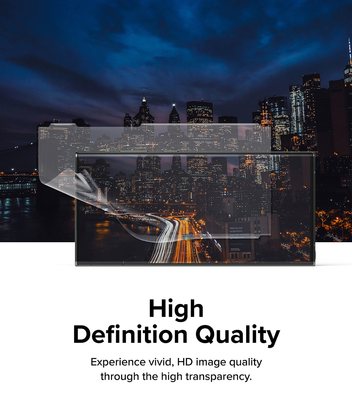 Dán màn hình dành cho Samsung Galaxy S23 Ultra Ringke Dual Easy Film Wing - Hàng Chính Hãng