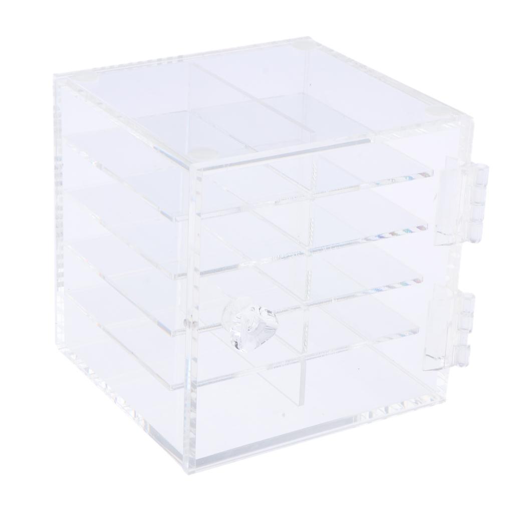 Acrylic 10 Tier False Eyelash Display Storage Case Organizer Glue Pallet Box