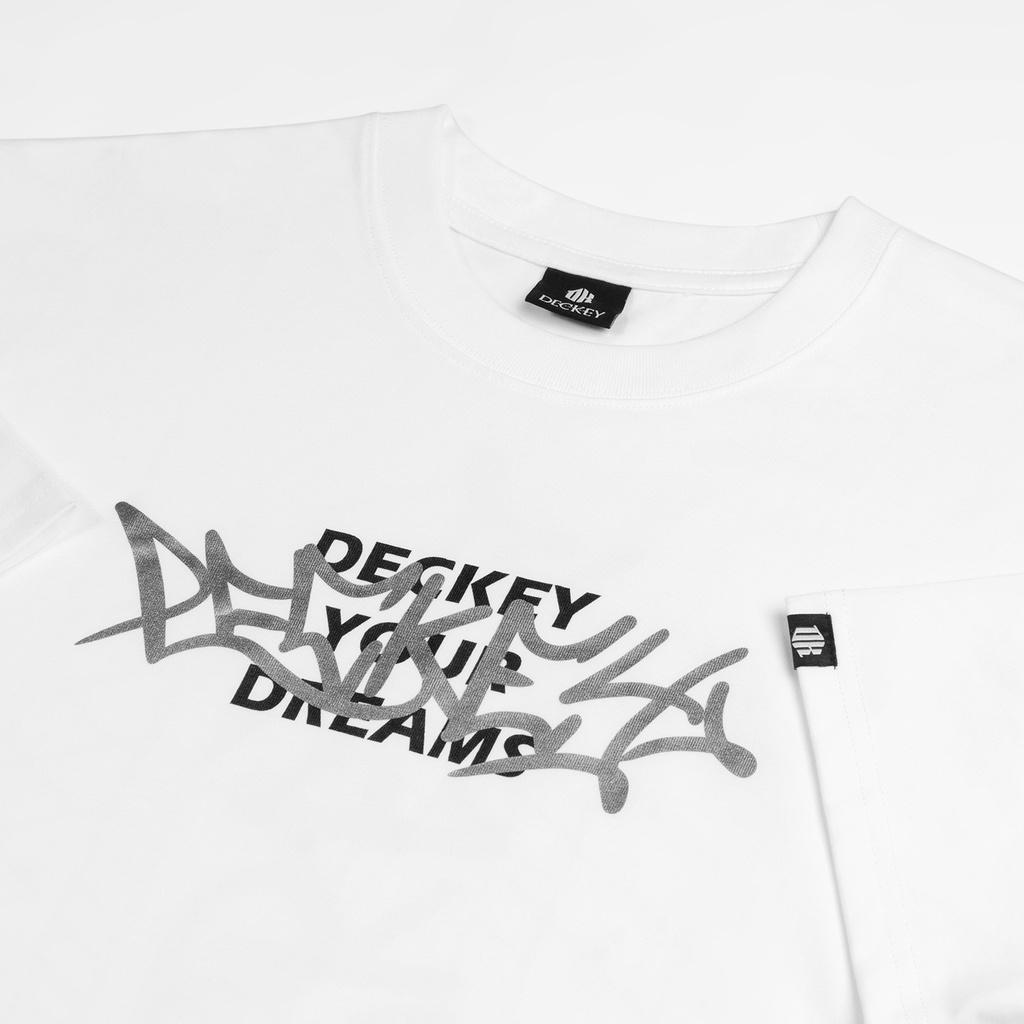 Áo Thun Cotton Unisex Nam Nữ Form Rộng DECKEY GRAFFITY