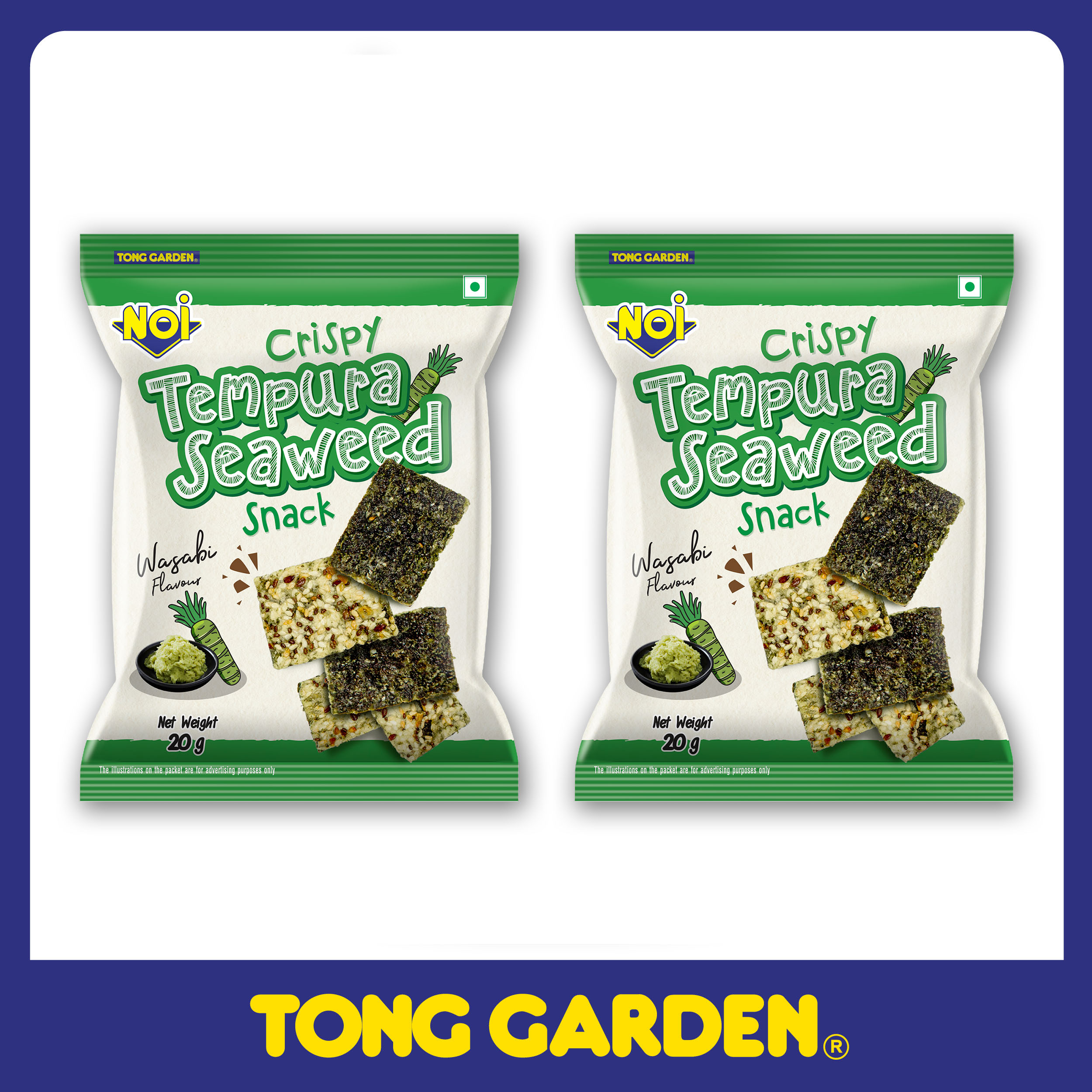 SNACK RONG BIỂN VỊ MÙ TẠT TONG GARDEN 20G