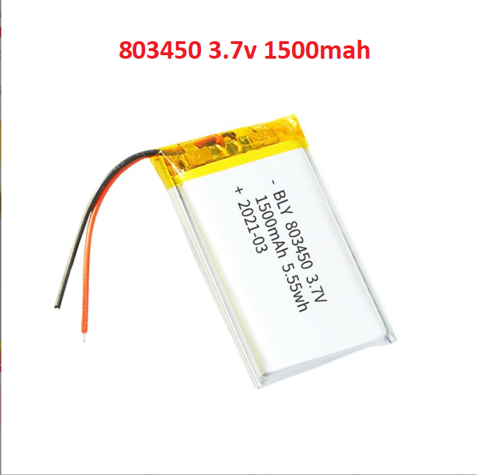3.7V 1500mah 803450 Pin Sạc Lithium Polymer Cho tai nghe,loa Mp3 MP4 MP5 GPS PSP Bluetooth