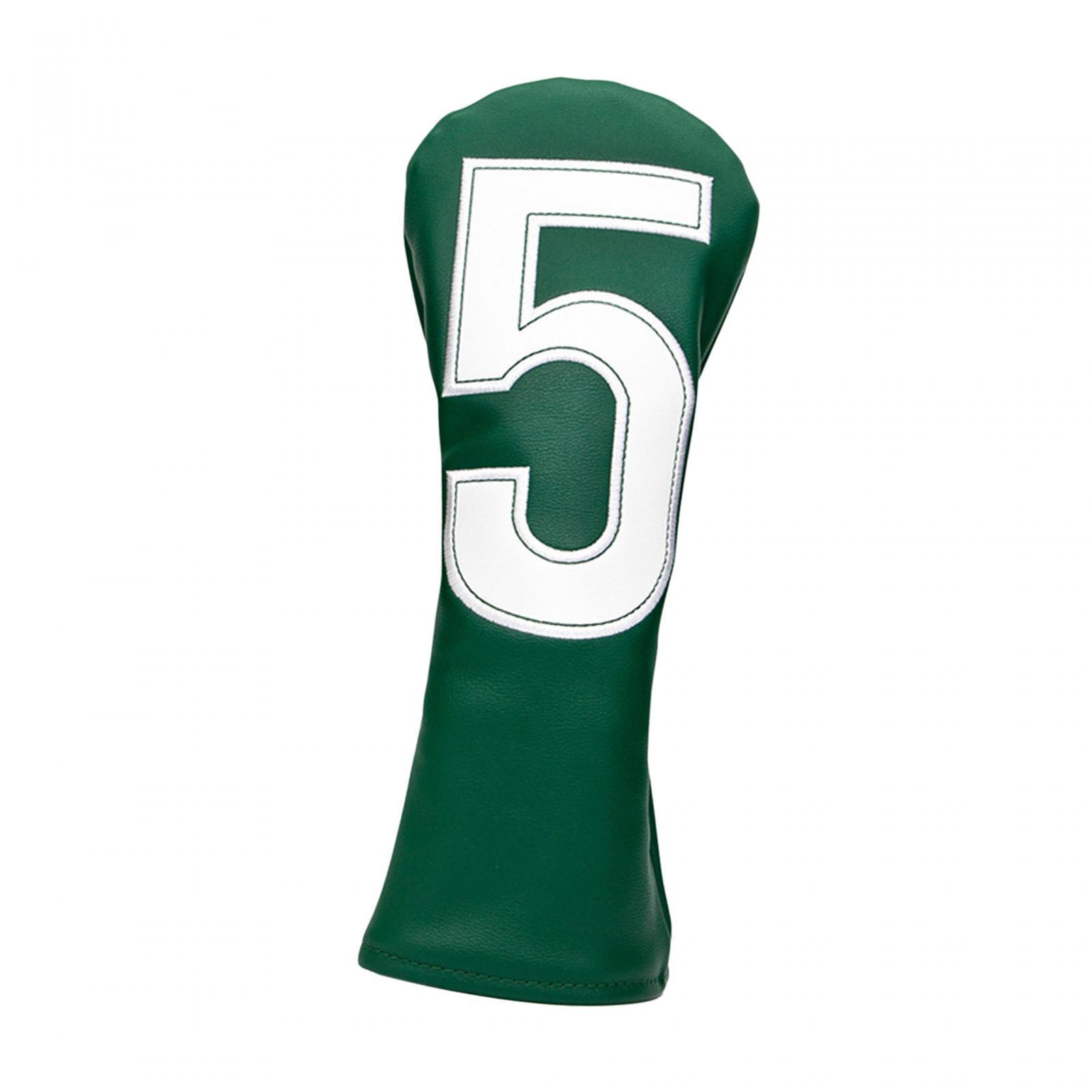 Golf Club Head Covers Wood Headcover PU Head Protection Wrap Protective Sleeve Durable Golf Club Cover Golf Headcover