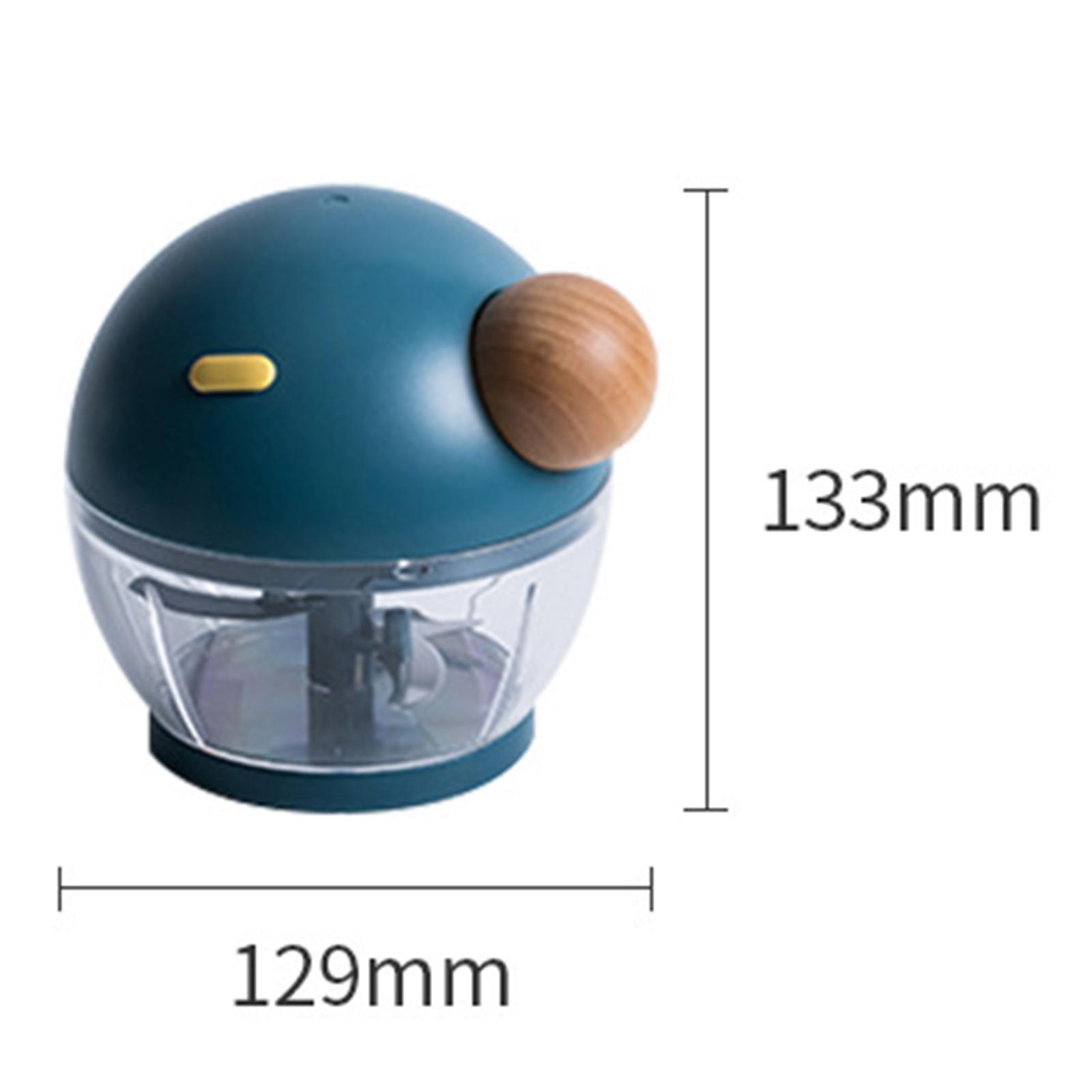 500ml Food Processor Vegetable Chopper Blender Manual for Meat Nuts Ginger