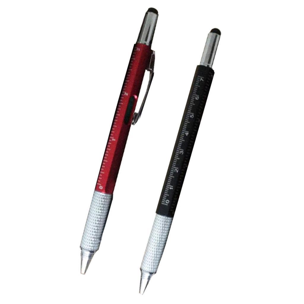 Capacitive Stylus Pen Touch Screen Pen for Samsung Apple Phone Black+Red