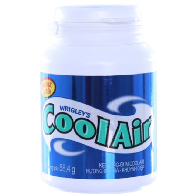 Kẹo cao su Sing-gum cool air hương Bạc hà- Khuynh diệp 58g