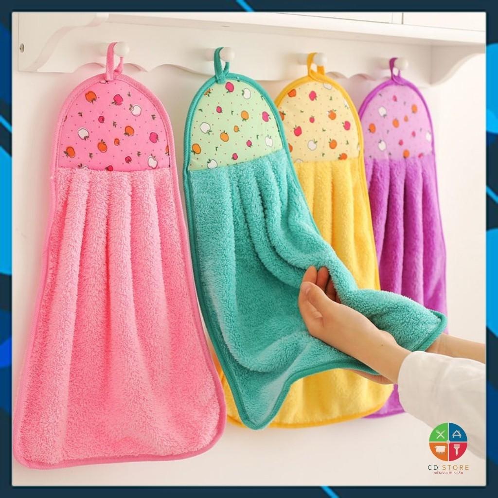 Khăn Lau Tay Treo Tường Nhà Bếp Hình Váy Bằng Cotton Siêu Xinh, Siêu Thấm, Siêu Mềm Mại Loại Lớn 26x42cm