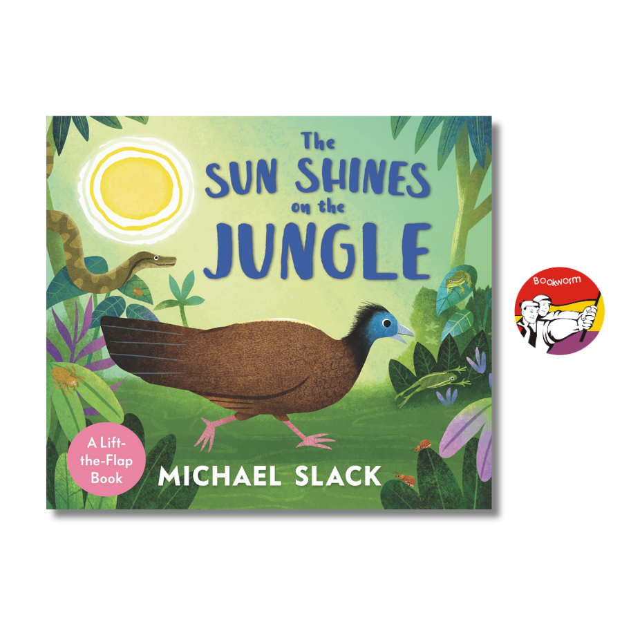 Sách - The Sun Shines on the Jungle by Michael Slack | English Children's Activity Picture Book