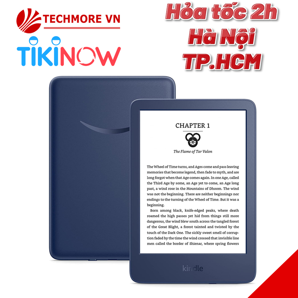 Máy Đọc Sách New Kindle 11Th 2022 16Gb - Hàng Nhập Khẩu - Xanh Denim