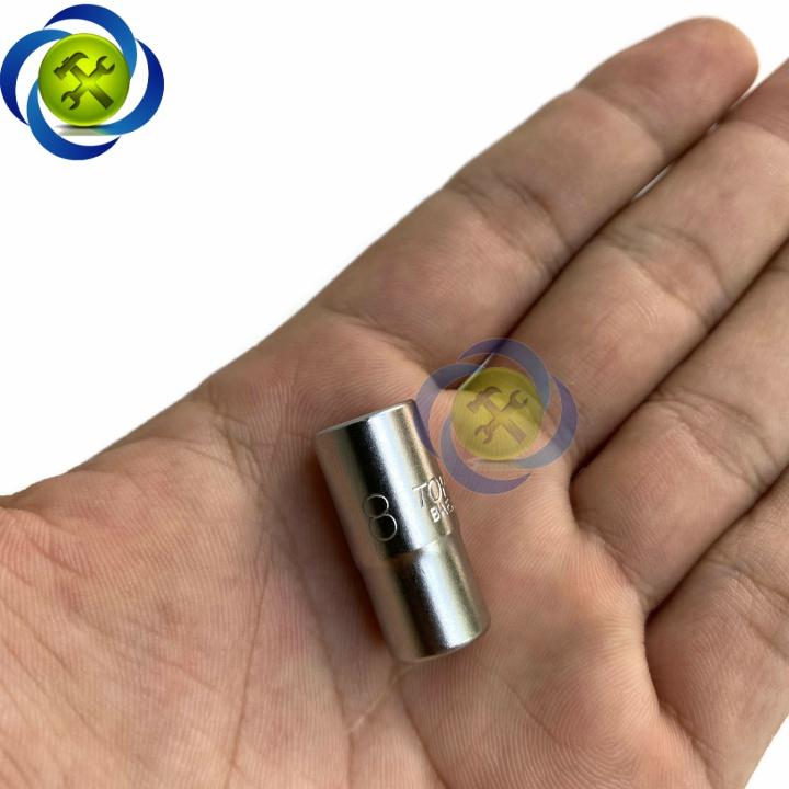 Tuýp 8mm loại 1/4 TOPTUL BAEA0808 trắng ngắn cao 25mm 6 cạnh