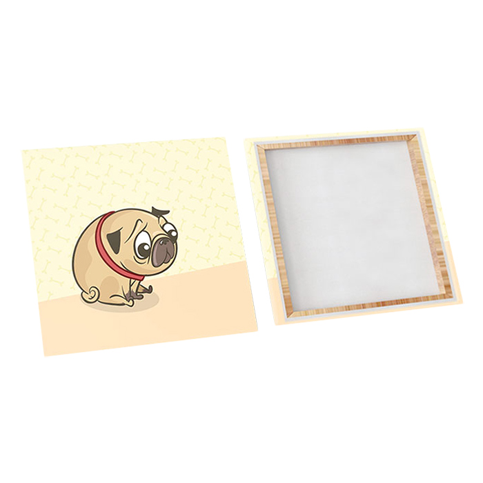 Tranh Canvas "Bữa Ăn Của Pug" W132