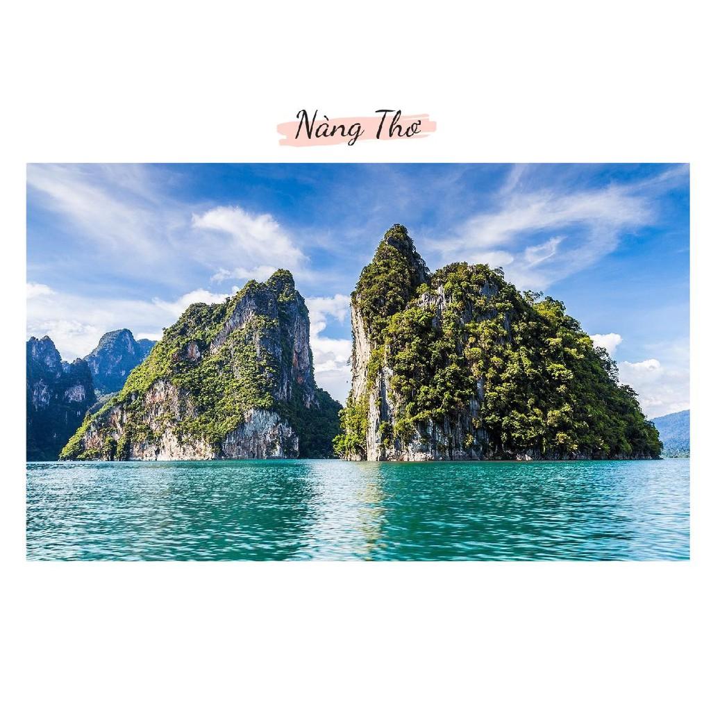 TRANH DECAL HỒ CÁ PHONG CẢNH_DECAL VIP