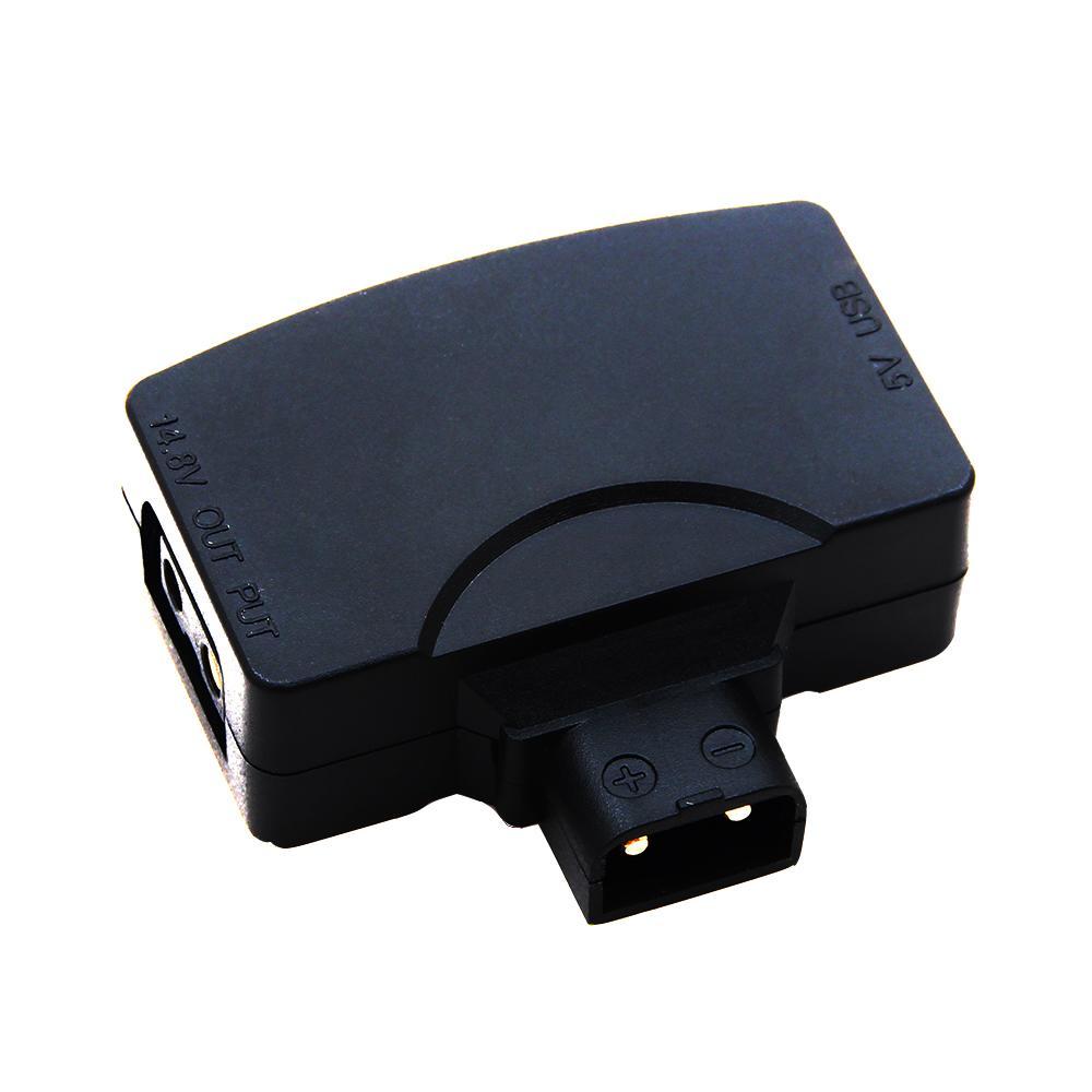 2X D-Tap P-Tap to USB Adapter 5V for V-Mount Camera Battery(Dtap to USB