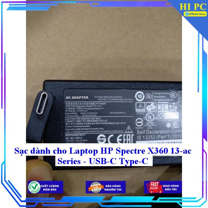 Sạc dành cho Laptop HP Spectre X360 13-ac Series - USB-C Type-C - Hàng Nhập Khẩu