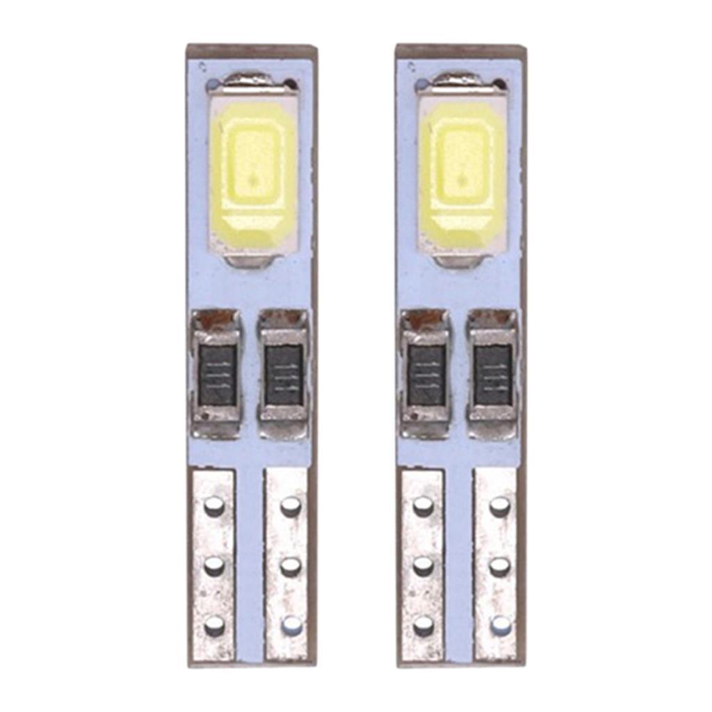 10X T5 Instrument Cluster Panel LED Bulbs Light T5 6500k 12V