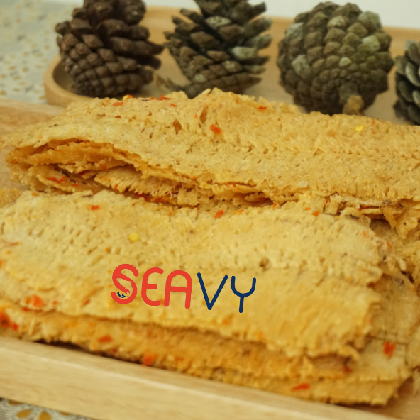 Đặc Sản Nha Trang -️ Mực Tẩm Gia Vị Nha Trang Từ Mực Lá Cay Nhẹ, Thơm Ngon, Size Nhỏ Seavy Gói 500g ️