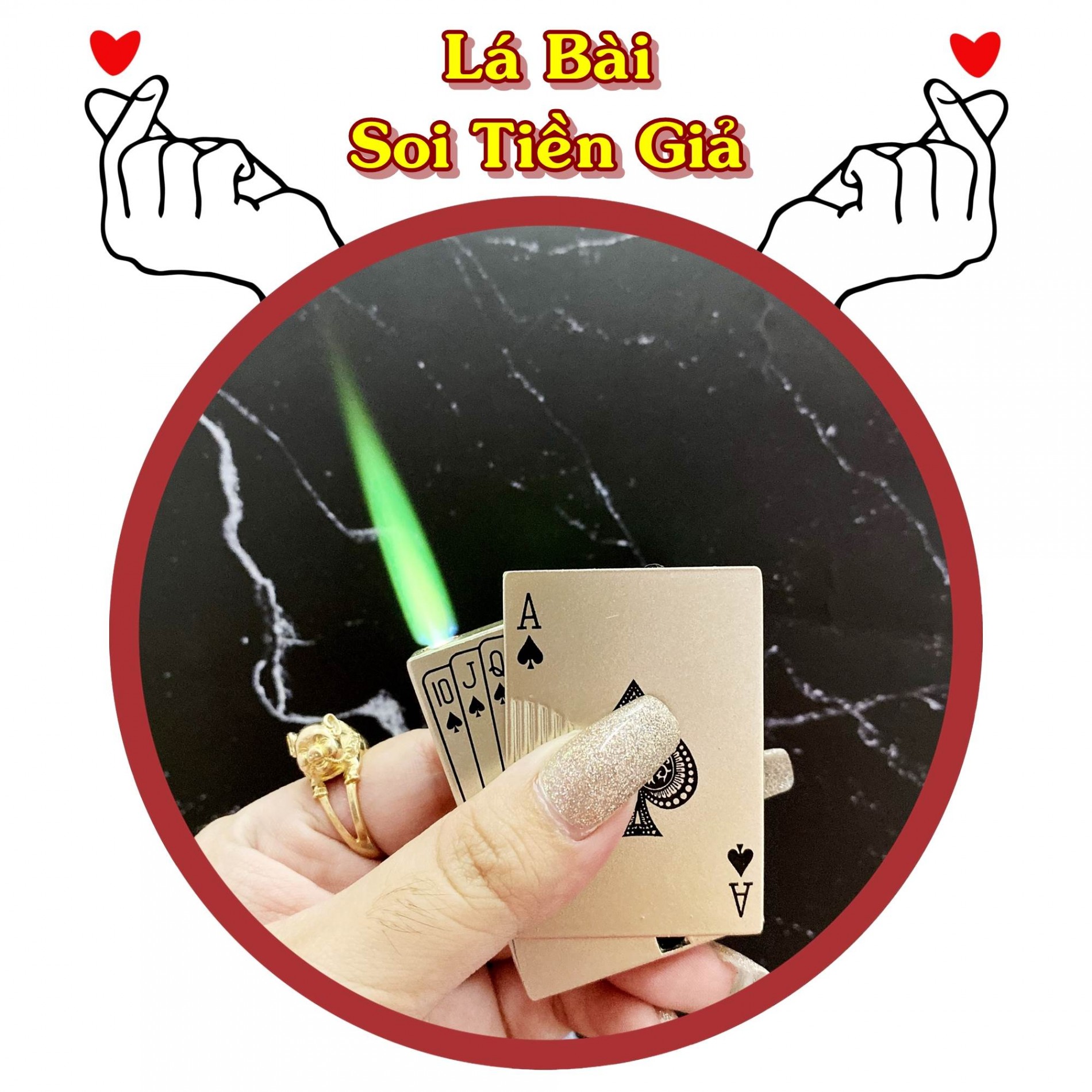 Hộp Quẹt Bật Lửa Khè Tia Xanh Lá bằng đồng Hình "SẢNH RỒNG" độc lạ làm Quà tặng ý nghĩa - Loại I - batluatany DL015