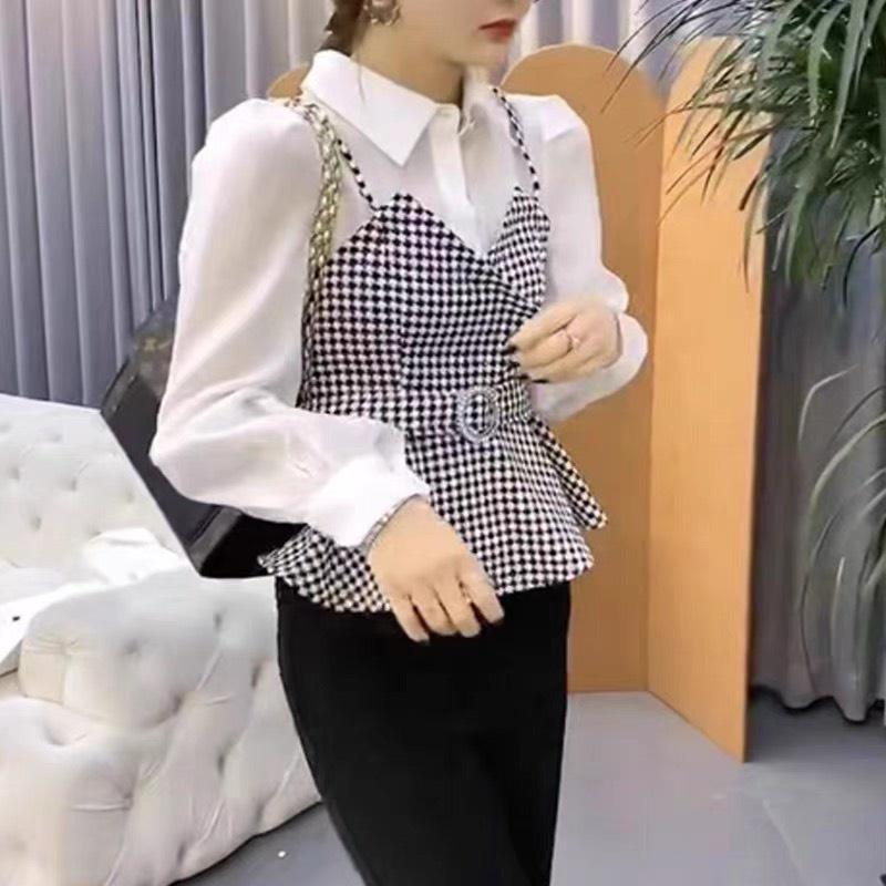ÁO PHỐI DÍC DẮC DẠ ĐAI EO