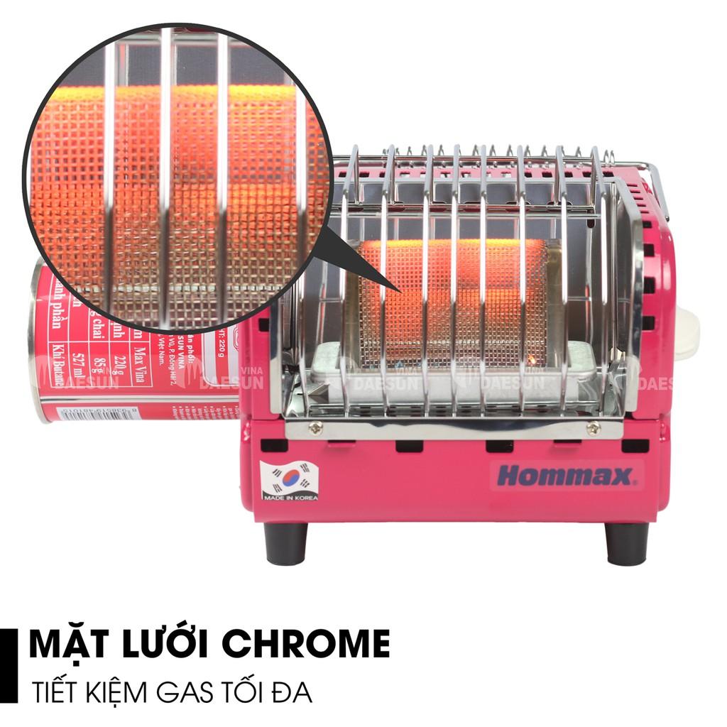 Máy Sưởi Gas Du Lịch Hàn Quốc NGH - 1200 | Sưởi Ấm Suốt 12H | Mặt Lưới Chrome | Hàng Chính Hãng