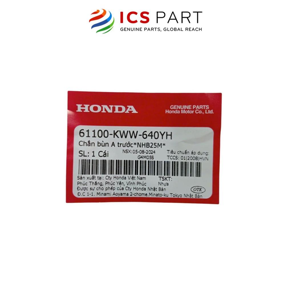 Dè Trước (Chắn Bùn Trước) HONDA Ws 110, Rs 110, Wave 110 2013-2014 Đen Nhb25M (Không Tem) (61100KWW640YH)