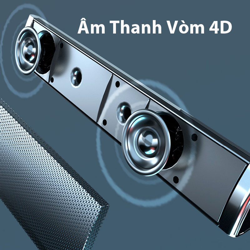 Loa Nghe Nhạc Bluetooth Loa Thanh Gaming Soundbar SADA 236D Kèm Cục BASS Siêu Trầm Cho Máy Vi Tính PC, Laptop, Tivi
