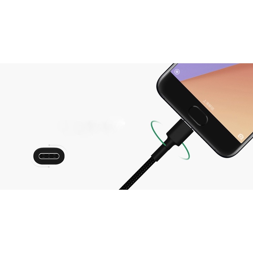 Dây Cáp Sạc Nhanh USB Type-C Xiaomi 1m Cho Android - SJV4109GL - Hàng Chính Hãng