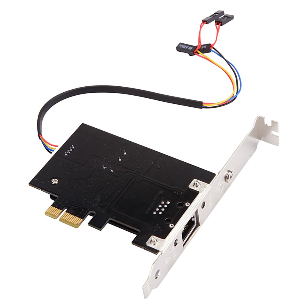 PCI-E Network Card 1000Mbps Gigabit Ethernet 10/100/1000M RJ-45 with Remote