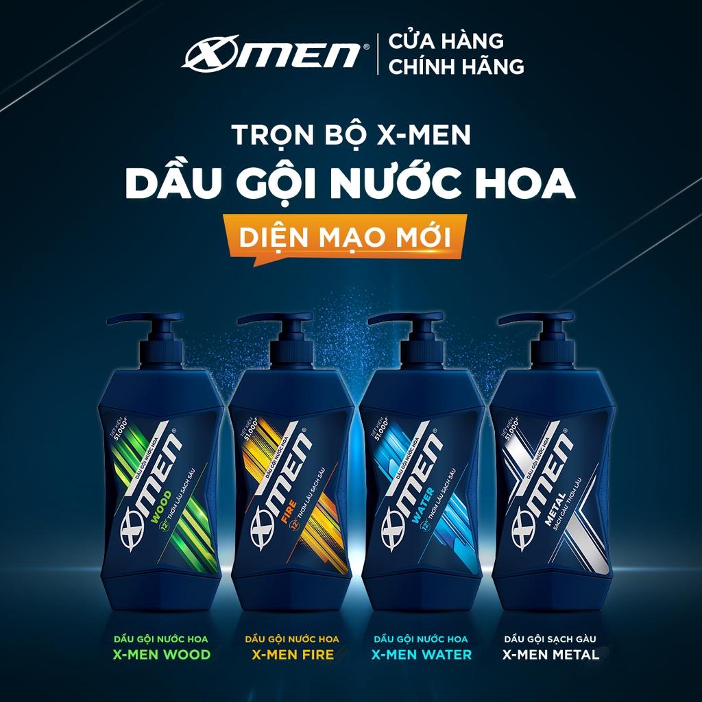 Combo 2 Dầu Gội X-Men Sạch Sâu Fire 650g/chai