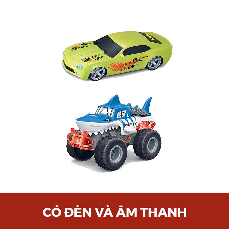 Đồ Chơi Combo Xe Cá Mập Và Xe Thể Thao Có Đèn Và Âm Thanh VECTO CB-VT2386-VT55881