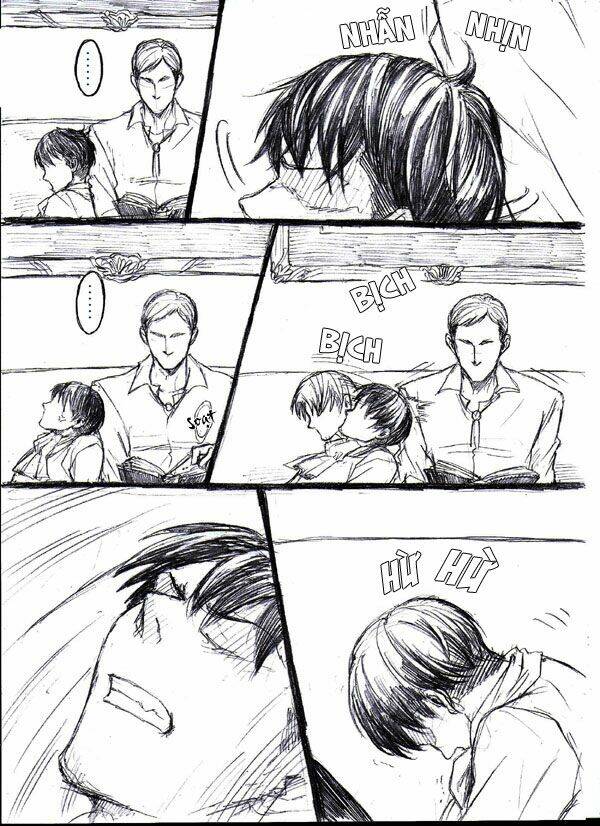 tấn công người khổng lồ - doujinshi eruri chapter 4 3