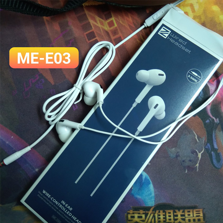 Tai nghe nhét tai ZUZG ME-E03 tích hợp micro đàm thoại - Hàng nhập khẩu