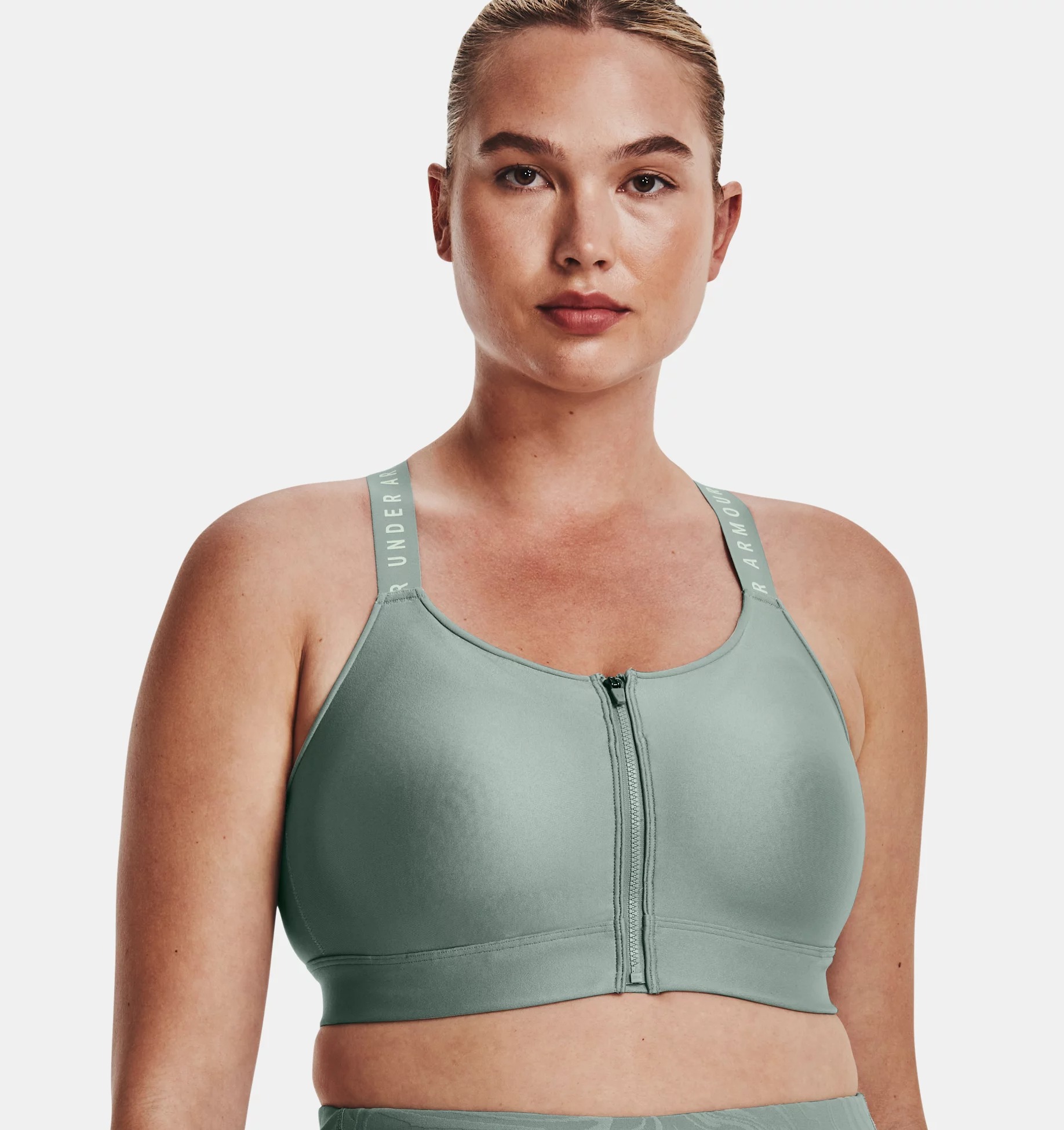 Áo bra thể thao nữ Under Armour Infinity High Bra Zip - 1373860-781