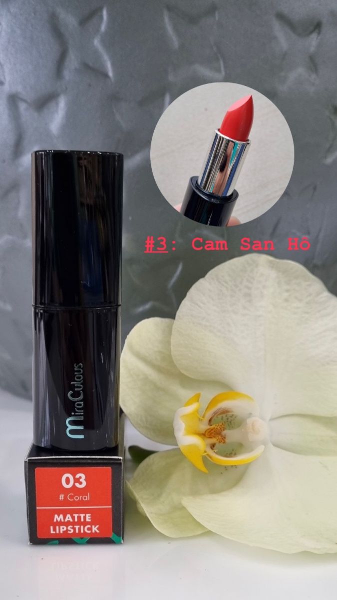 Son môi Mờ MiraCulous Plush Matte Lipstick D409