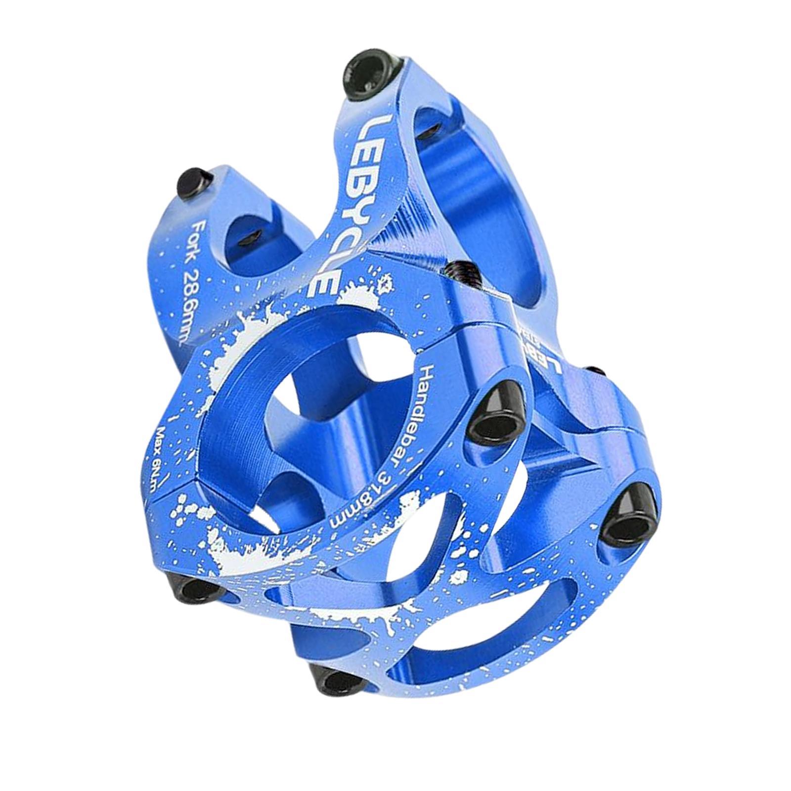 Bike Short  Road  28.6mm 1-1/8 31.8mm Handlebar Stem Blue